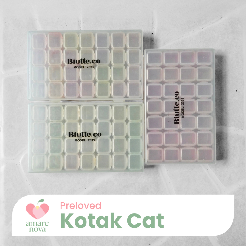 [P] TAKE ALL Storage Box Kotak Serbaguna 28 Sekat Penyimpanan Aksesoris Perhiasan dan Tempat untuk M