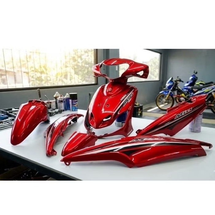 Bodi Motor Yamaha Mio Sporty Merah Candy - Cat Halus, Presisi Pemasangan