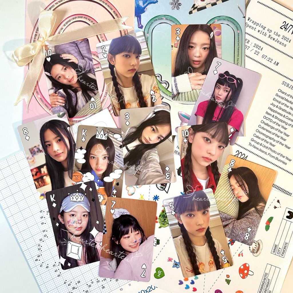 hearteuhearteu — [READY STOCK] Official Photocard NJZ / MHDHH / NEWJEANS Seasons Greeting 2023 "Welc