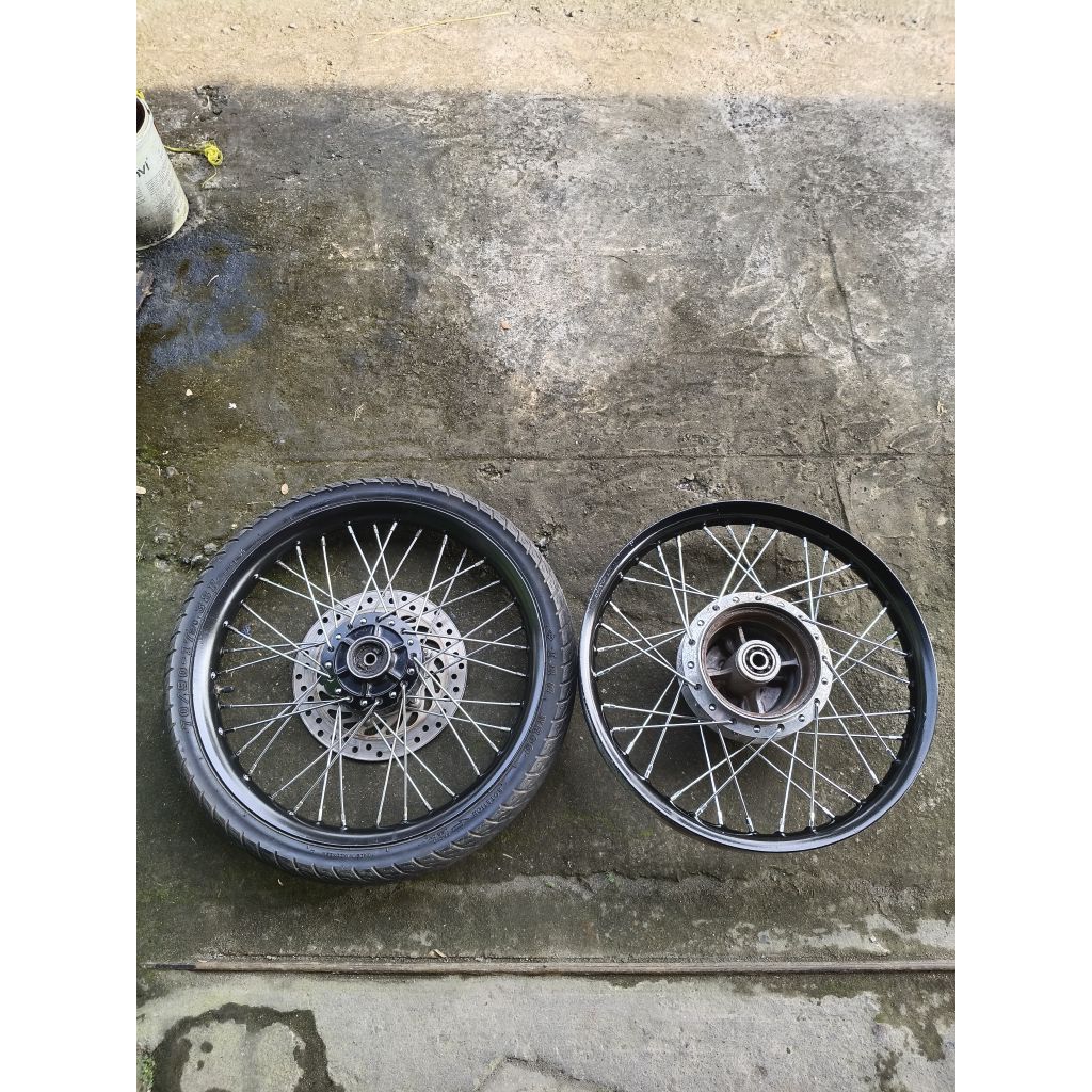 VELG SET JARI JARI RING 17 PNP MOTOR CB GL MEGAPRO TINGGAL PAKAI