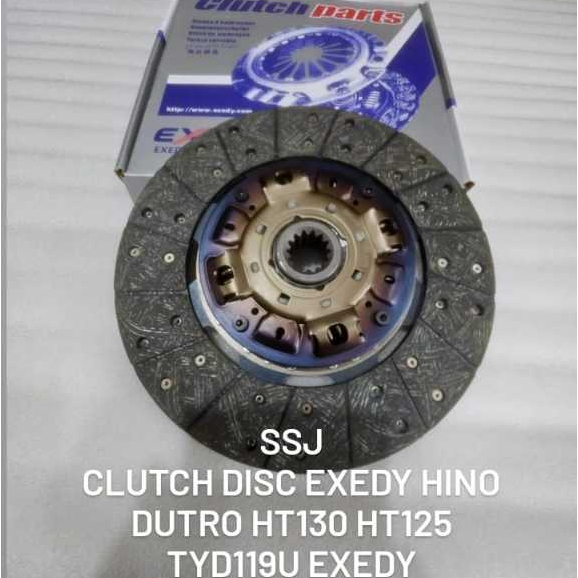 CLUTCH DISC EXEDY HINO DUTRO HT130 HT125 TYD119U EXEDY PLAT KOPLING EXEDY