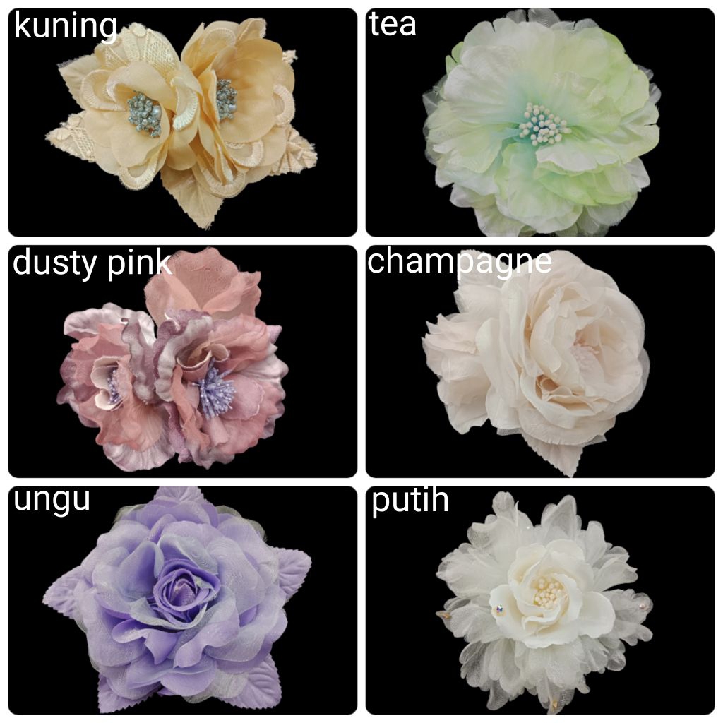 Bunga Korsase Gaun, Korsase Gaun, Bunga Bahu, Aksesoris hiasan gaun/rambut