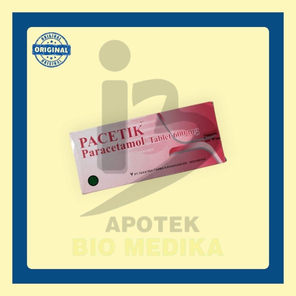 PACETIK TAB PARACETAMOL ISI 100