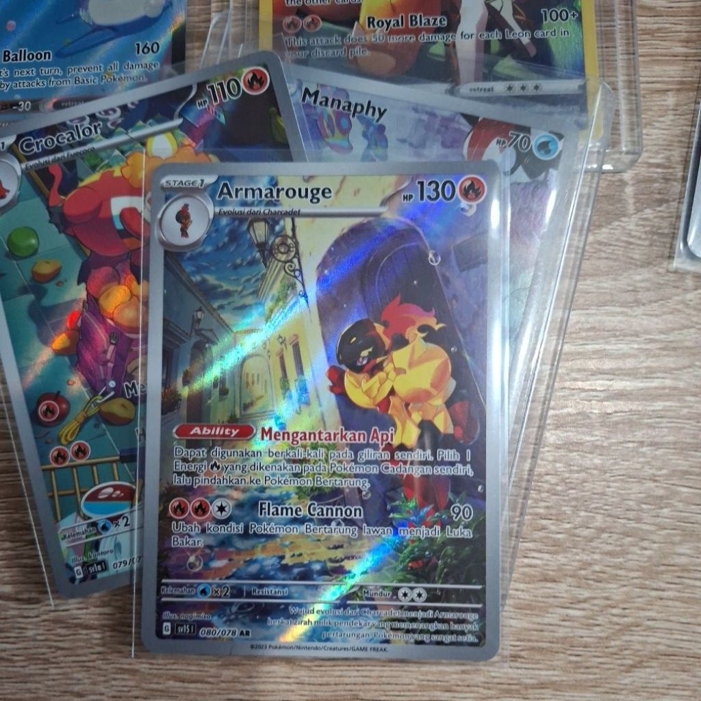 Kartu Pokemon Armarouge AR 080