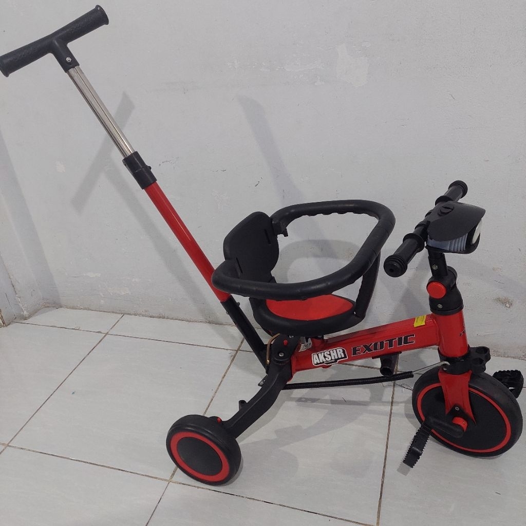Sepeda anak Exotic roda 3 3in1 balancing bike bekas
