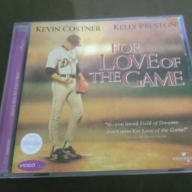 VCD Original FOR LOVE OF THE GAME feat Kevin Costner Teks Indonesia