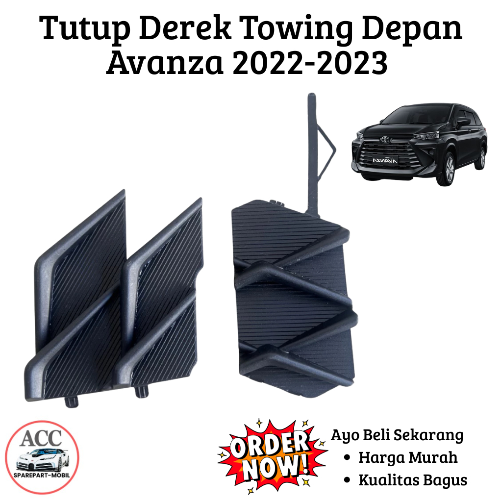 TUTUP DEREK TOWING BEMPER DEPAN XENIA 2022 UP