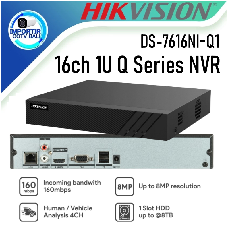 NVR 16ch HIKVISION DS-7616NI-Q1