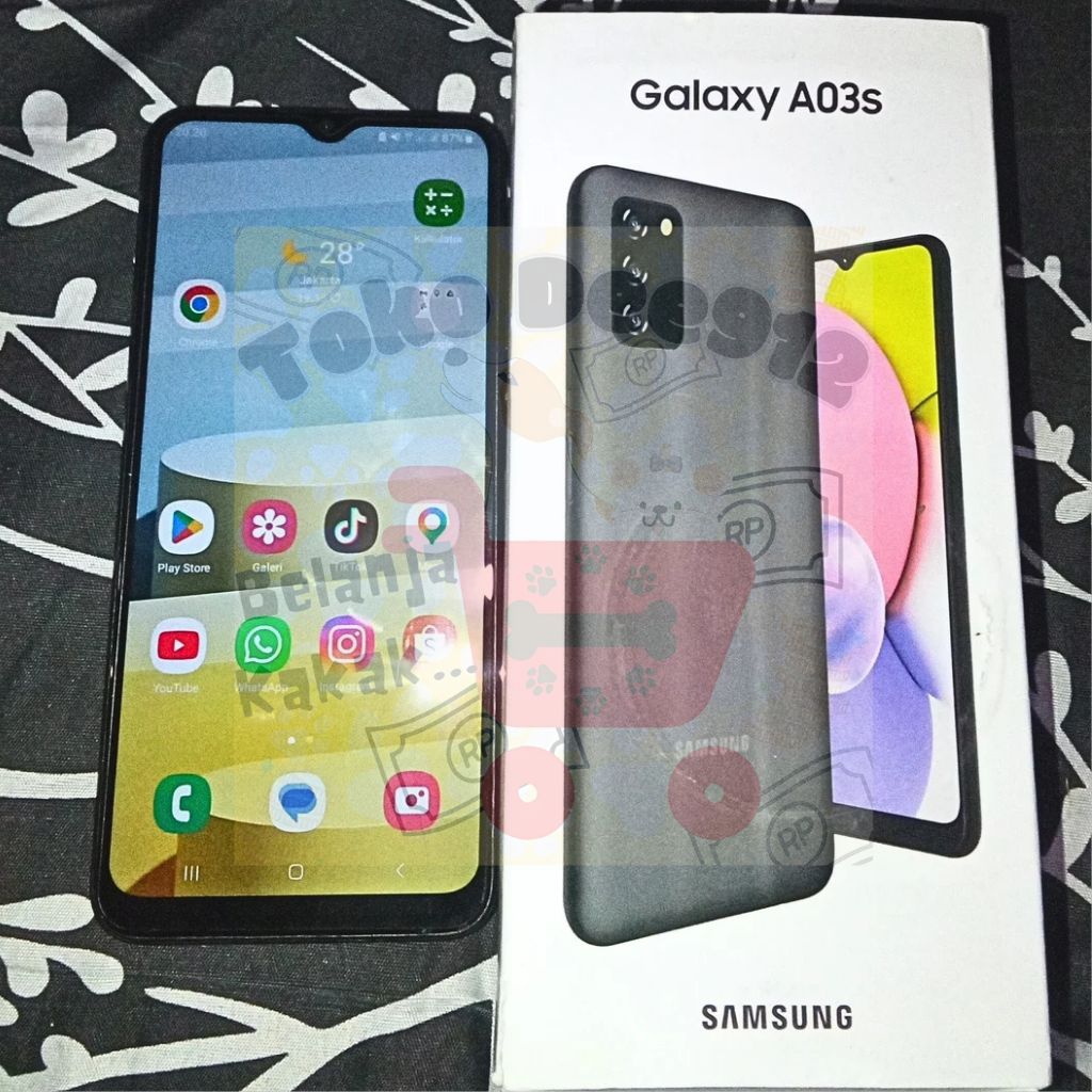 Samsung Galaxy A03s Second RAM 4GB Hitam