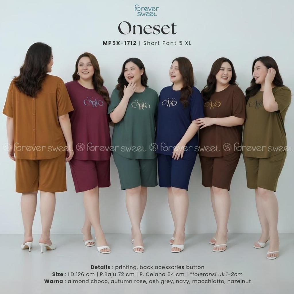 Babydoll Forever 3/4 Jumbo 5XL Celana Pendek Piyama Baju Tidur Baby Doll Wanita