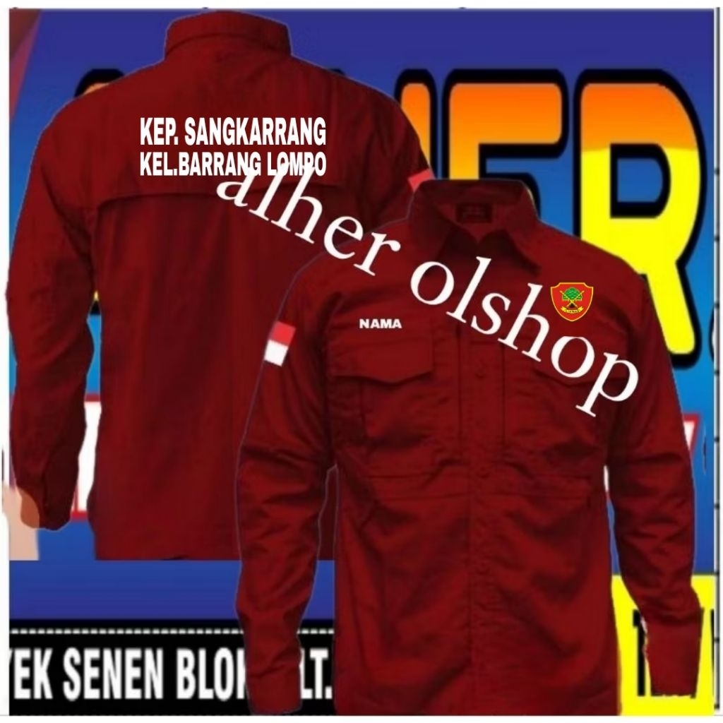 kemeja tactical linmas baju tactical linmas seragam tactical linmas kemeja LINMAS baju LINMAS seraga