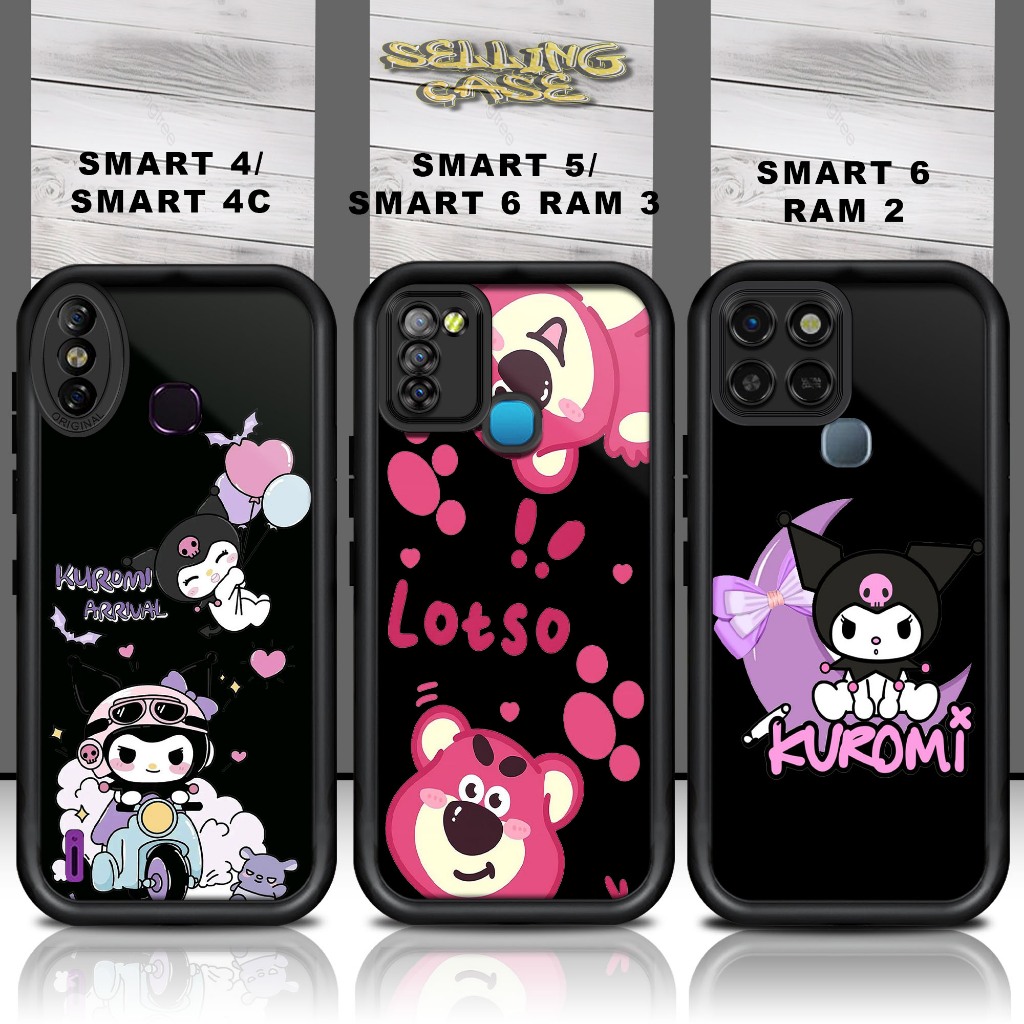 Casing Hp For INFINIX SMART 4 / 4C /5 / 6 RAM3 / 6 RAM2 Case Handphone Bahan Silicon Glossy Camera P