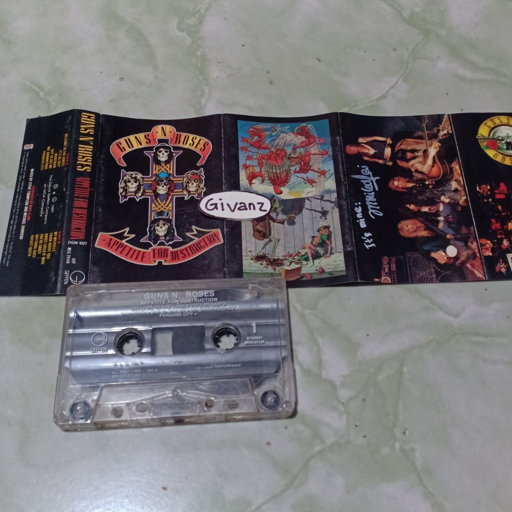 kaset pita GUNS N ROSES - Appetite for destruction
