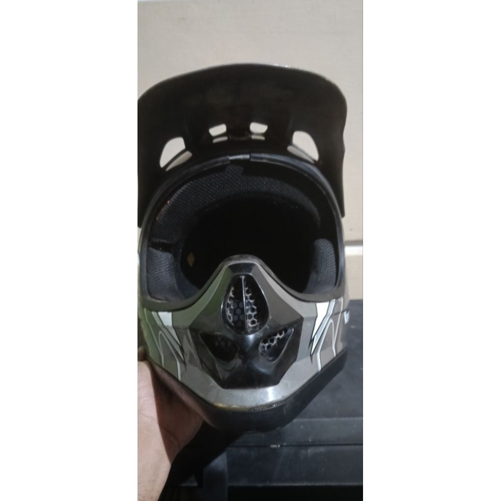 helm kawasaki klx 150 s second original