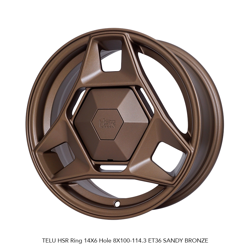 Velg TELU HSR R14 White Original | Pelek Untuk Mobil Calya Ayla Sigra Ring 14