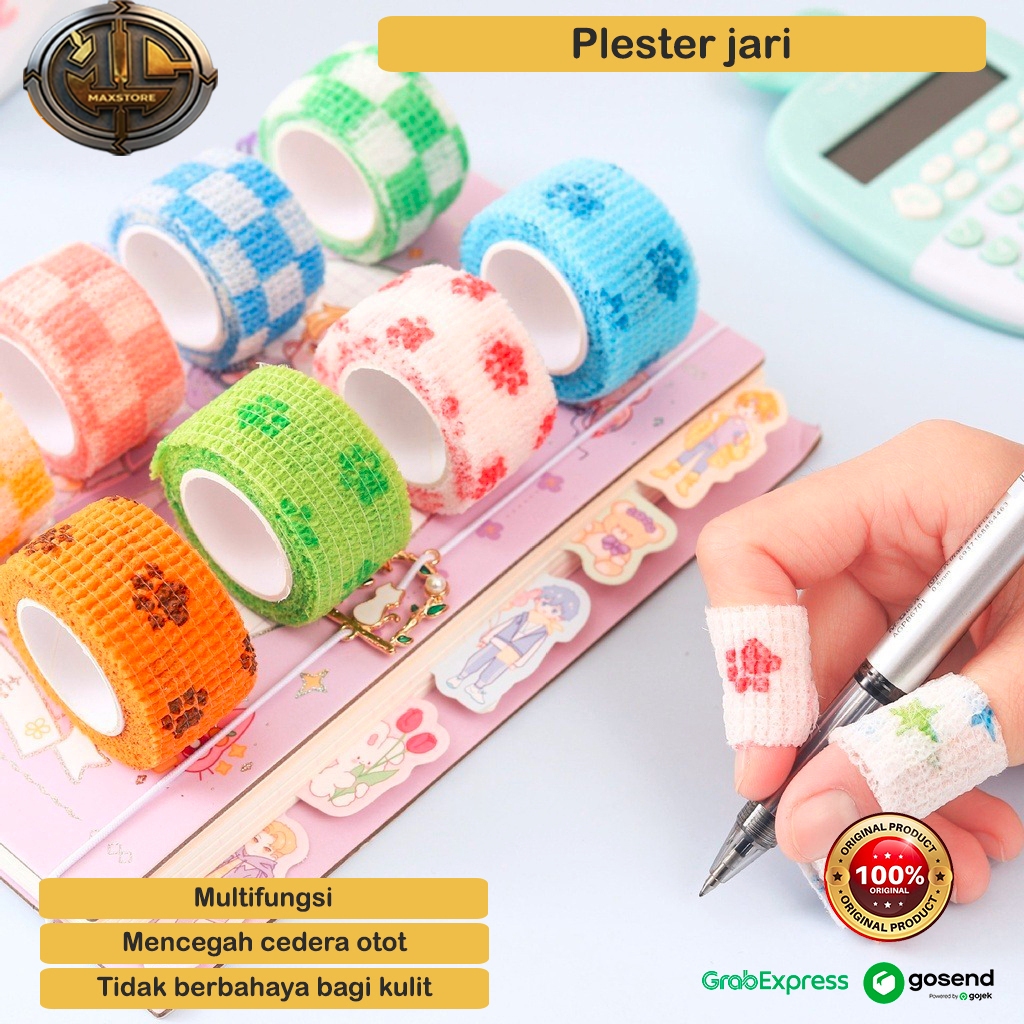 Plester Jari Luka Karakter Lucu Plester Pelindung Jari Finger Tape
