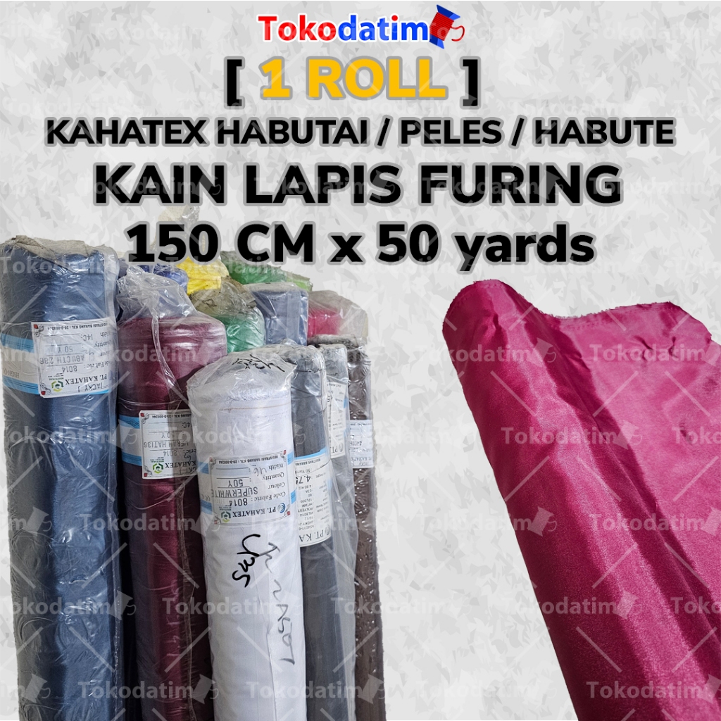 Abutai Kain Peles Kahatex Furing Habutai Habute per ROLL