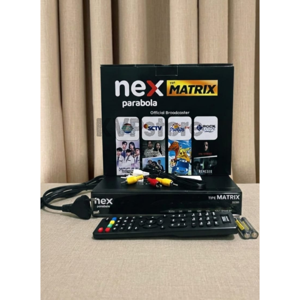 RECEIVER NEX PARABOLA HITAM HYBRID C BAND KU BAND