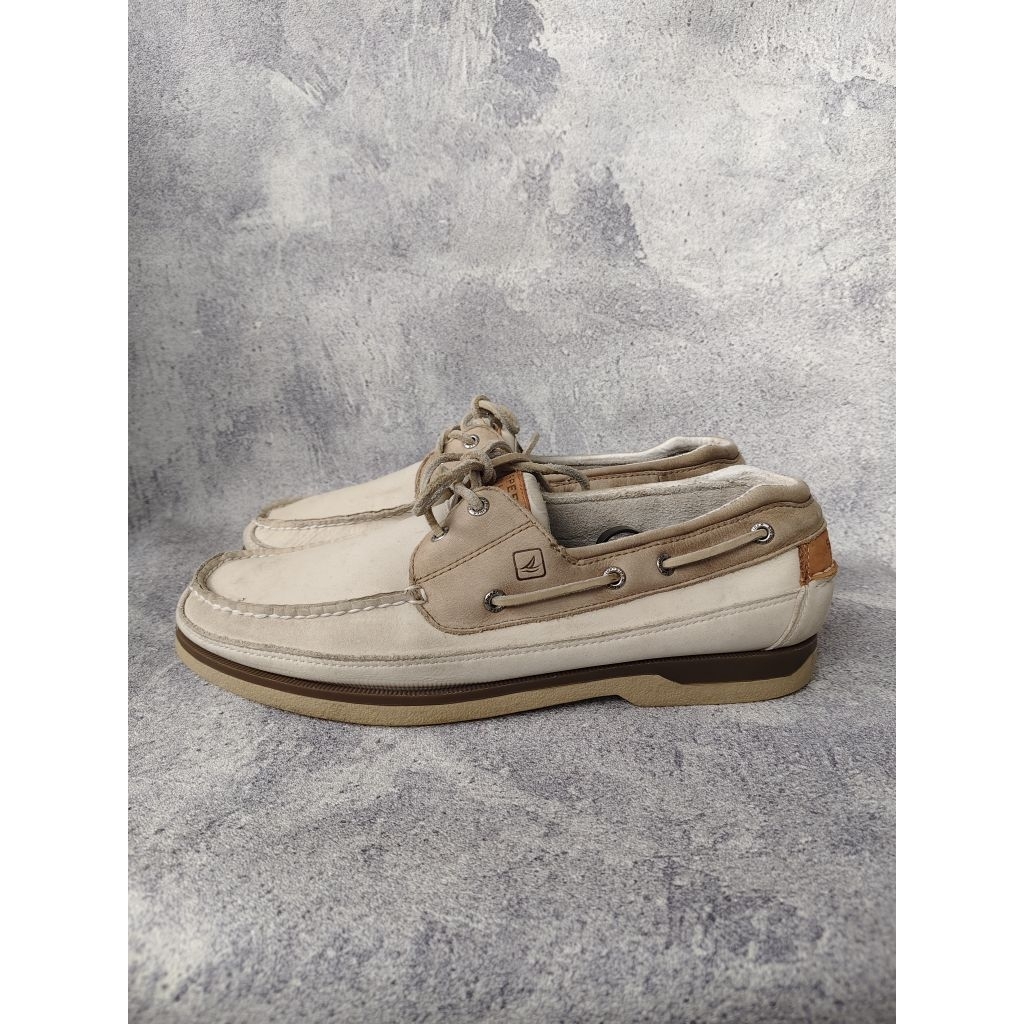 SEPATU LOAFERS SPERRY TOP SIDER MAKO COLLECTION NUBUCK LEATHER SECOND ORIGINAL LIKE NEW