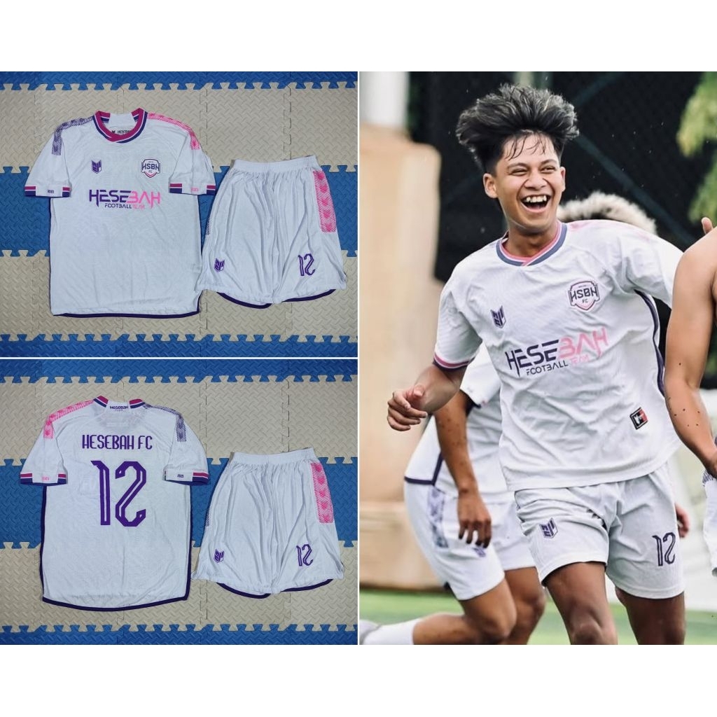 1 set Jersey Hesebah Team 0.1 Putih Original Slemn24 Pakaian Pria