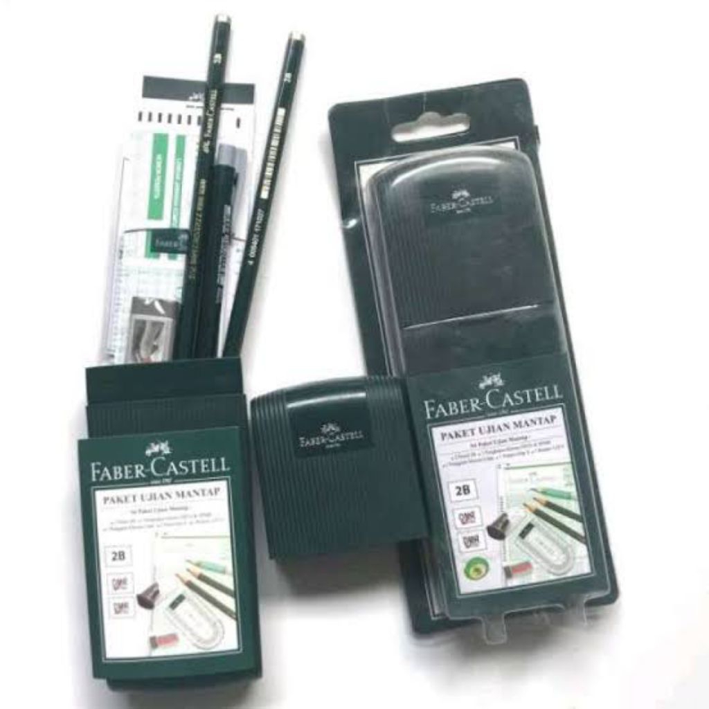 Paket Ujian Mantap Faber Castell  Paket set alat tulis