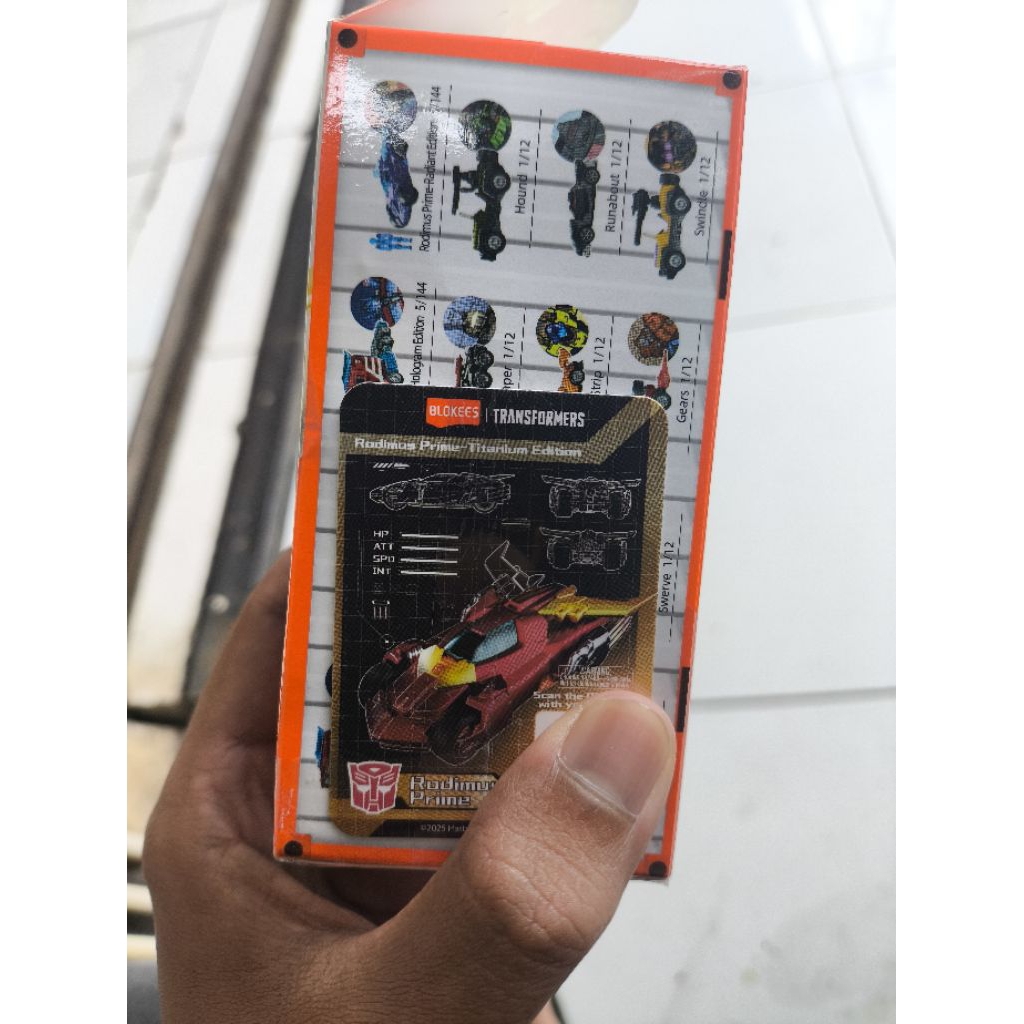 Rodimus Prime Titanium Blokees Wheels C01 + Secret Rodimus Prime