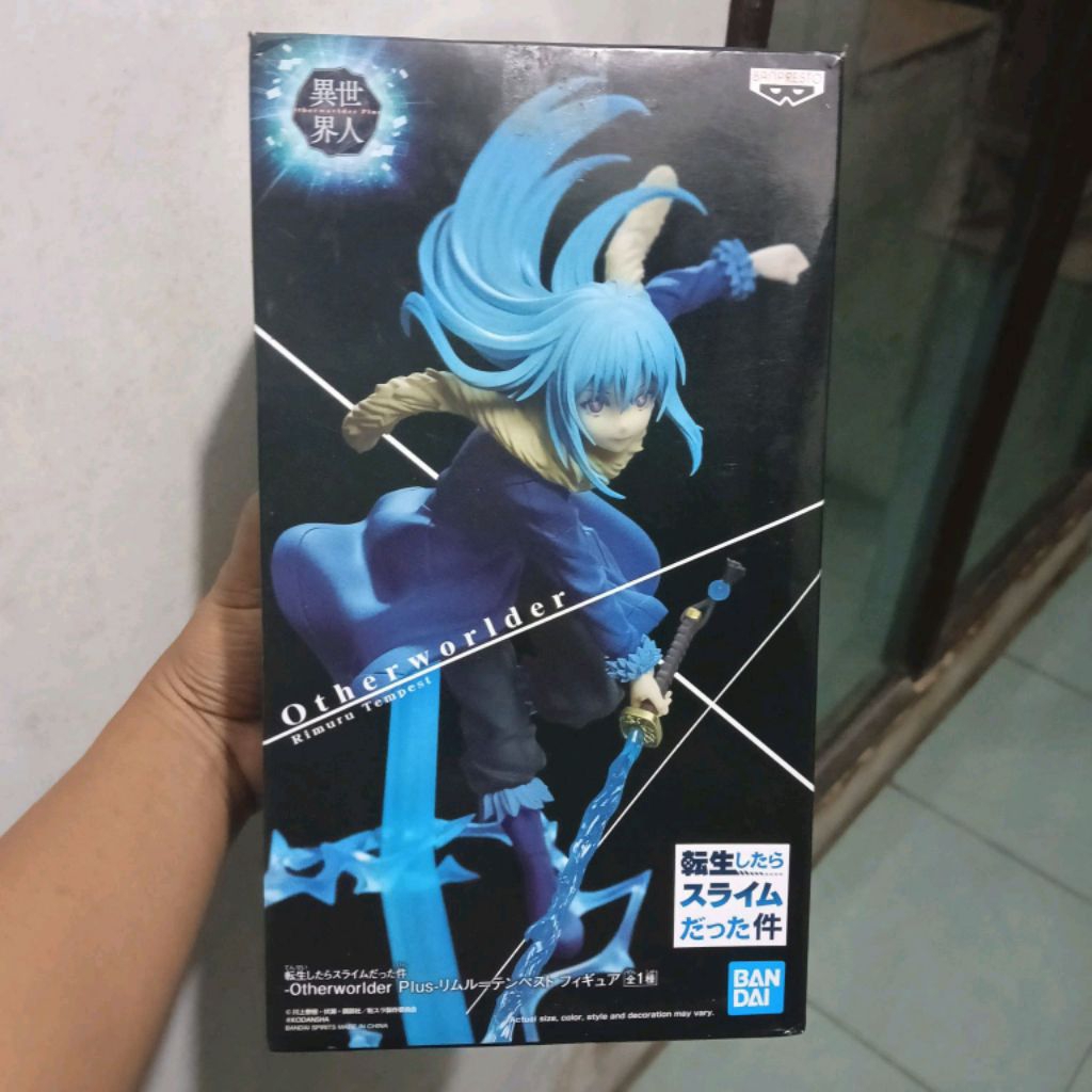 Otherworlder plus rimuru tempest tensura bandai banpresto statue mainan action figure