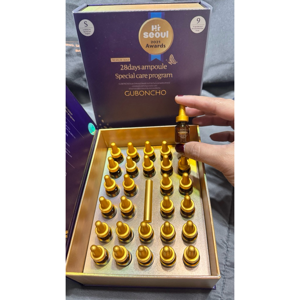 Guboncho Premium Gold 28 days ampoule Korea
