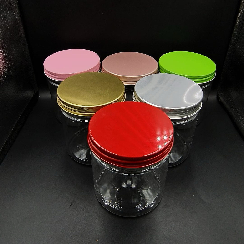 toples 600ml tutup almunium / toples tabung 600ml/toples kue/toples tabung 600ml tutup almunium