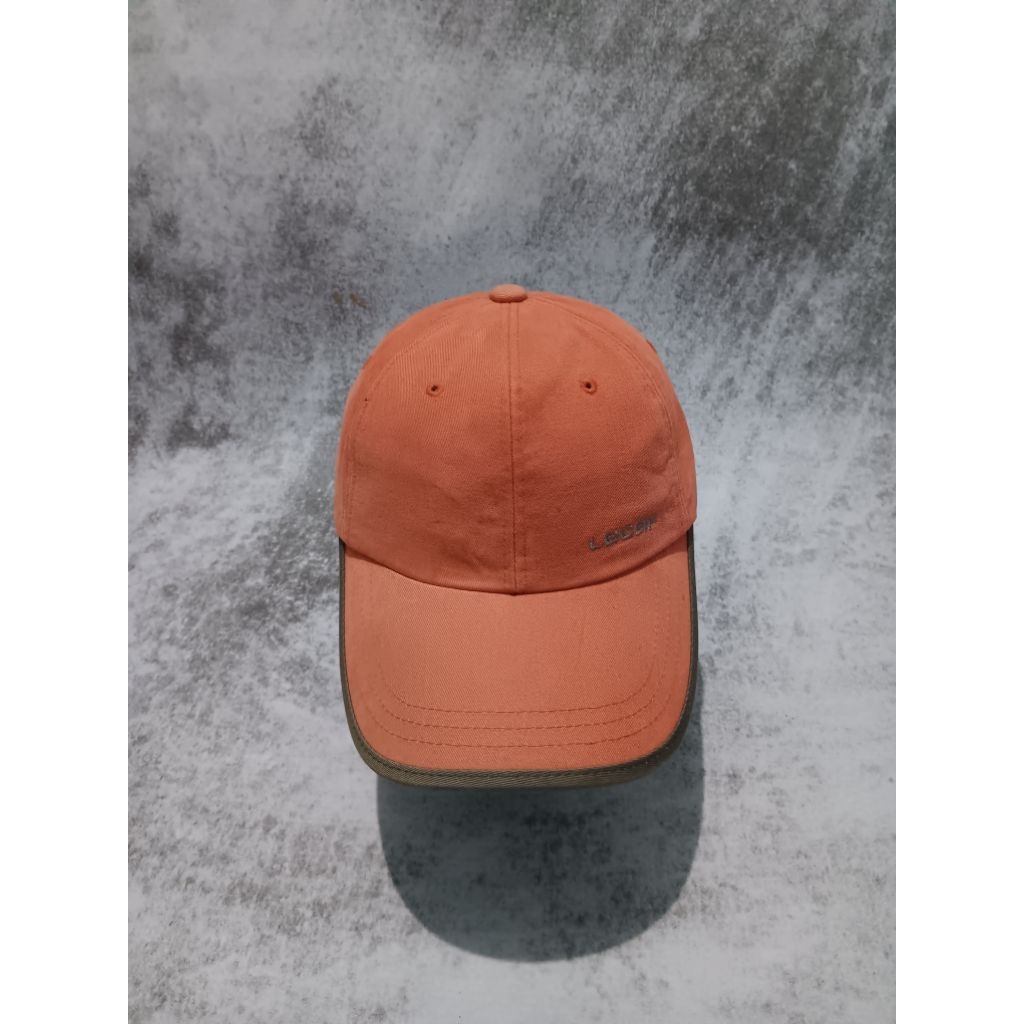 Topi Polo Cap Lecaf Orange Original Second Murah Dad Hat Vintage