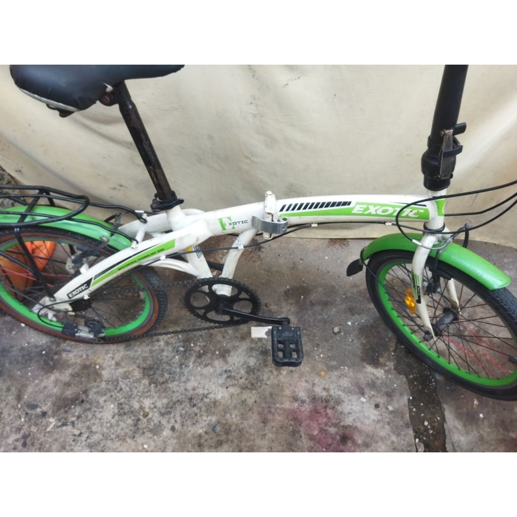 sepeda lipat exotic 20" second