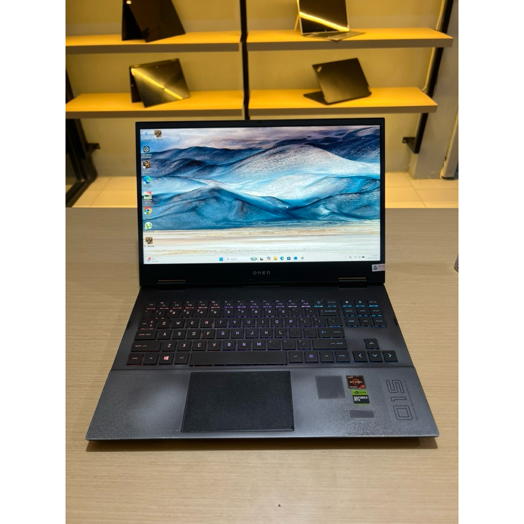 Laptop Gaming HP Omen 15 Ryzen 7 5800H 16gb/1tb Nvidia RTX 3060 6GB Termurah