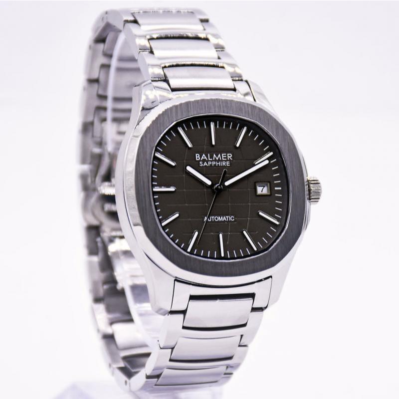 New Jam Tangan Automatic Balmer 8209MA Pria Kaca Sapphire