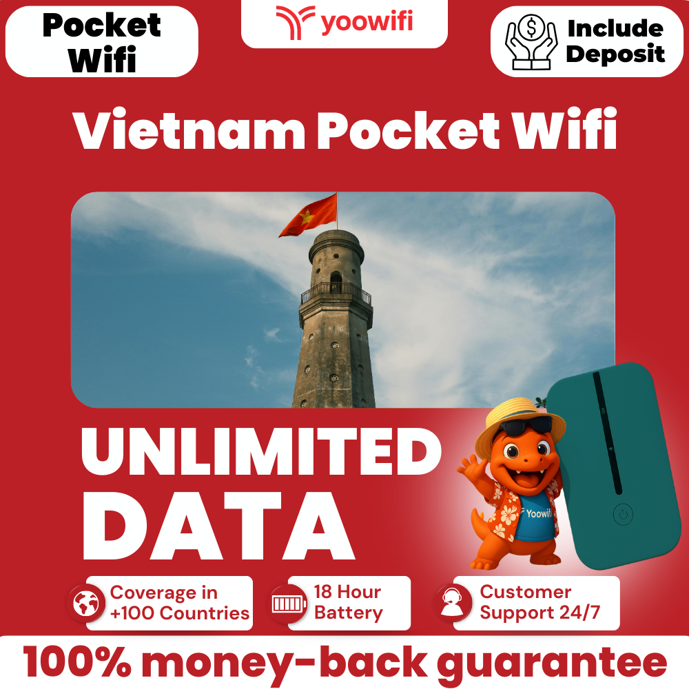 Yoowifi Pocket Wifi Vietnam Unlimited Highspeed Wifi Portable Internet Roaming