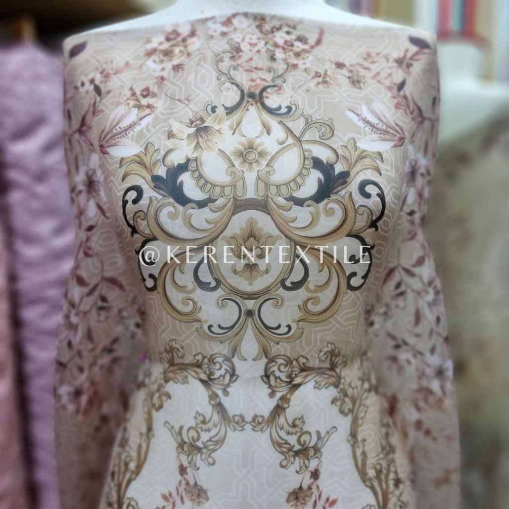 NEW ARRIVALS ORGANZA PRINT 29-NGK1251 (Motif Sultan)