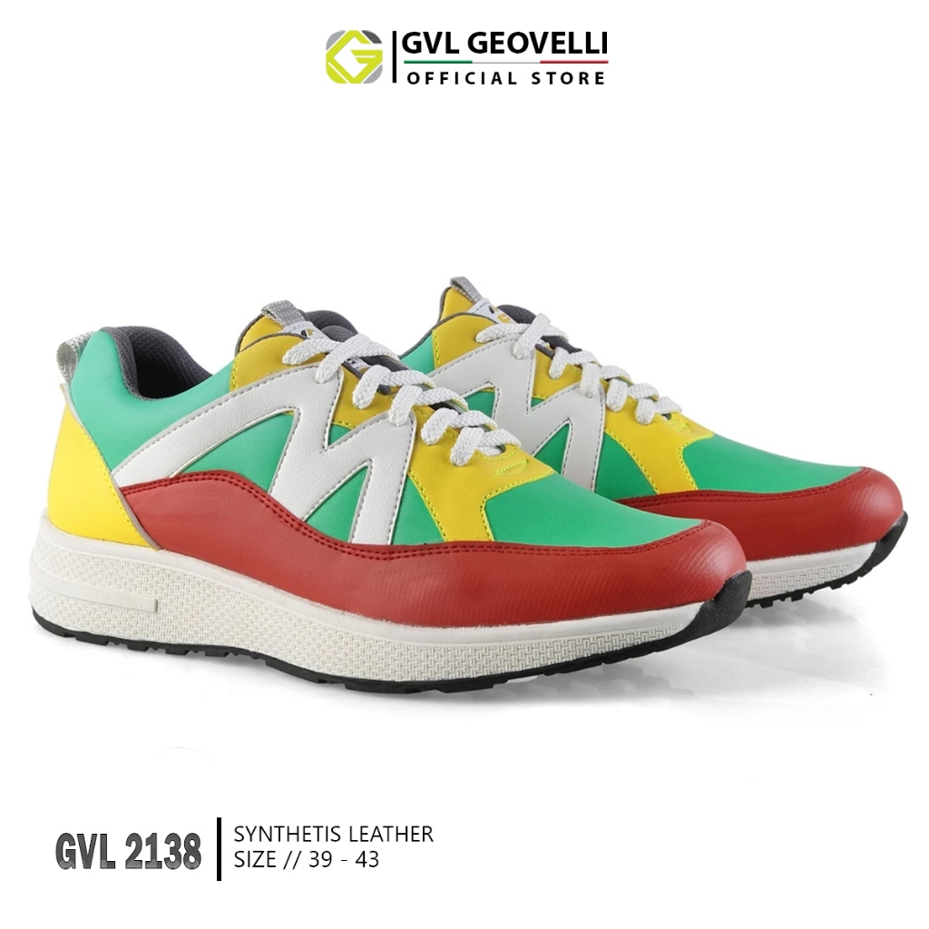 GVL Geovelli G2138 Regge Sepatu Sneakers Casual Pria