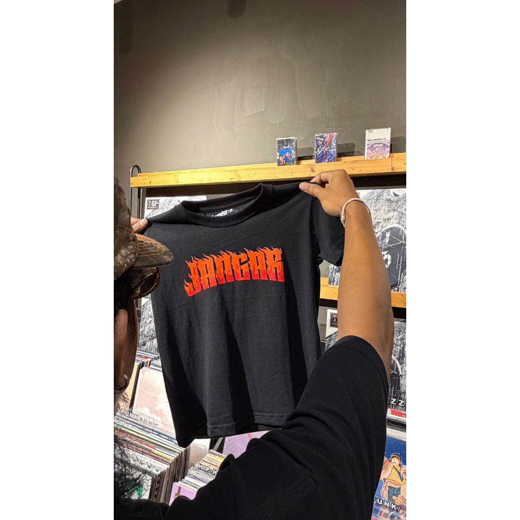 SANGKALA MERCH - JANGAR KIDS LOGO API BLACK