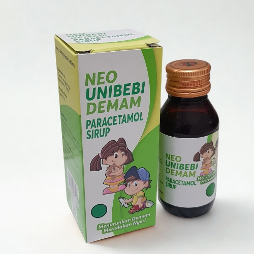 NEO UNIBEBI DEMAM SIRUP 60ML MEMBANTU MEREDAKAN DEMAM PADA ANAK