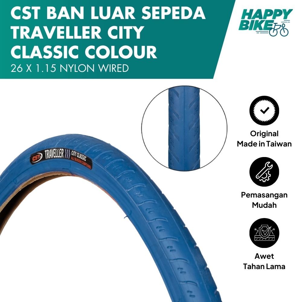 CST Ban Luar Sepeda Traveller City Colour 26 x 1.15 Sepeda MTB, City Bike, downhill, Free ride, Cros