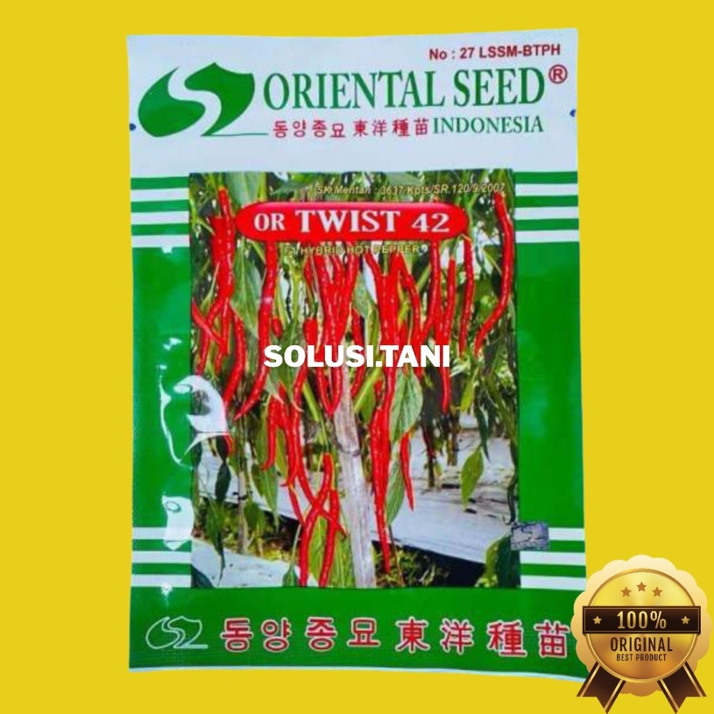Benih OR TWIST 42 F1 10 g - Cabai Keriting - Oriental Seed