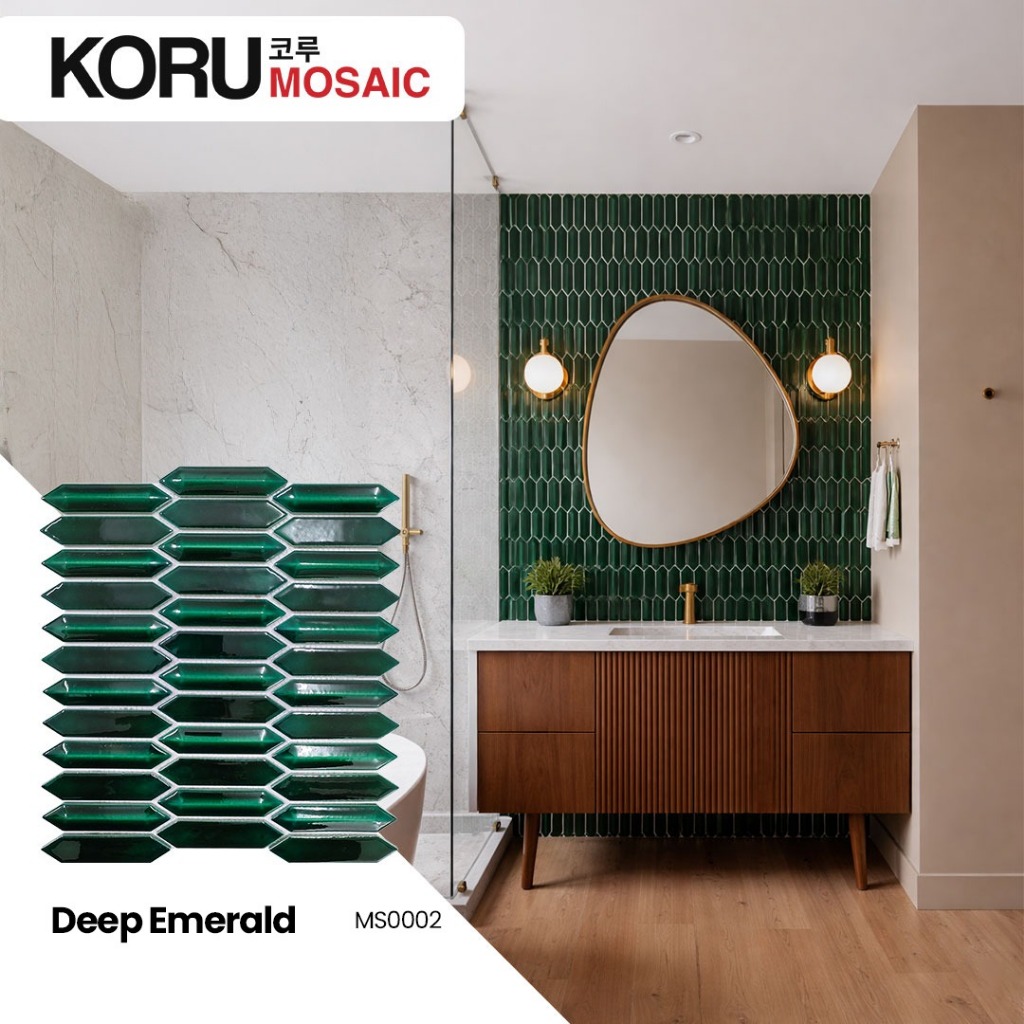 KORU Mosaic Dinding Jewel Series Harga Per Lembar / Granite Tile 60x60 Engress Polish Es006