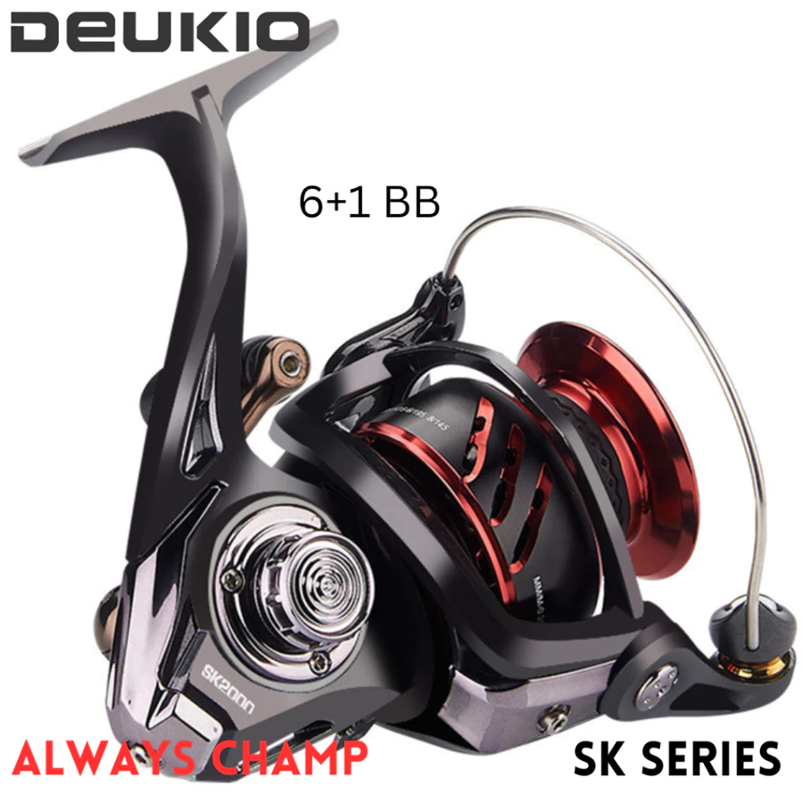 Reel Spinning Metal Premium Tangguh DEUKIO SK Seri 2000 - 6000