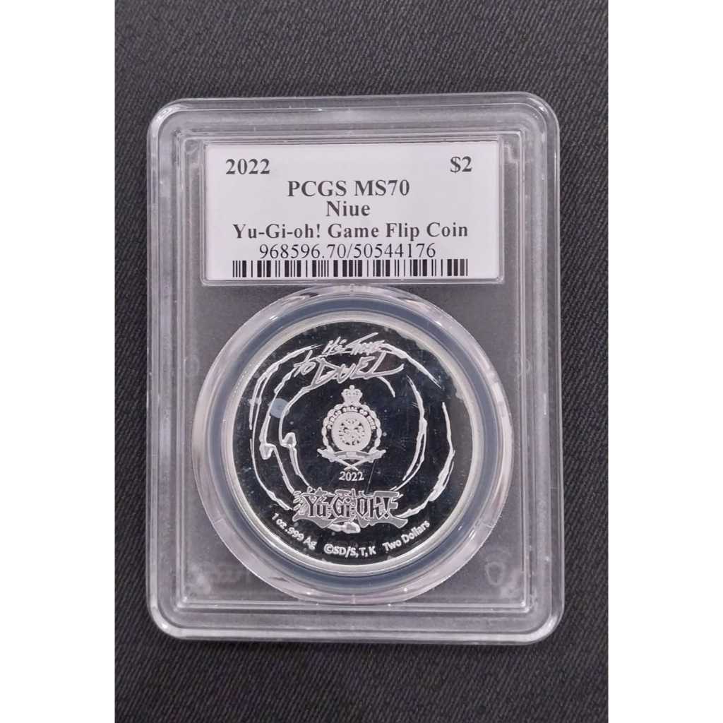 Koin Perak NIUE Yu Gi Oh 1 oz PCGS MS70
