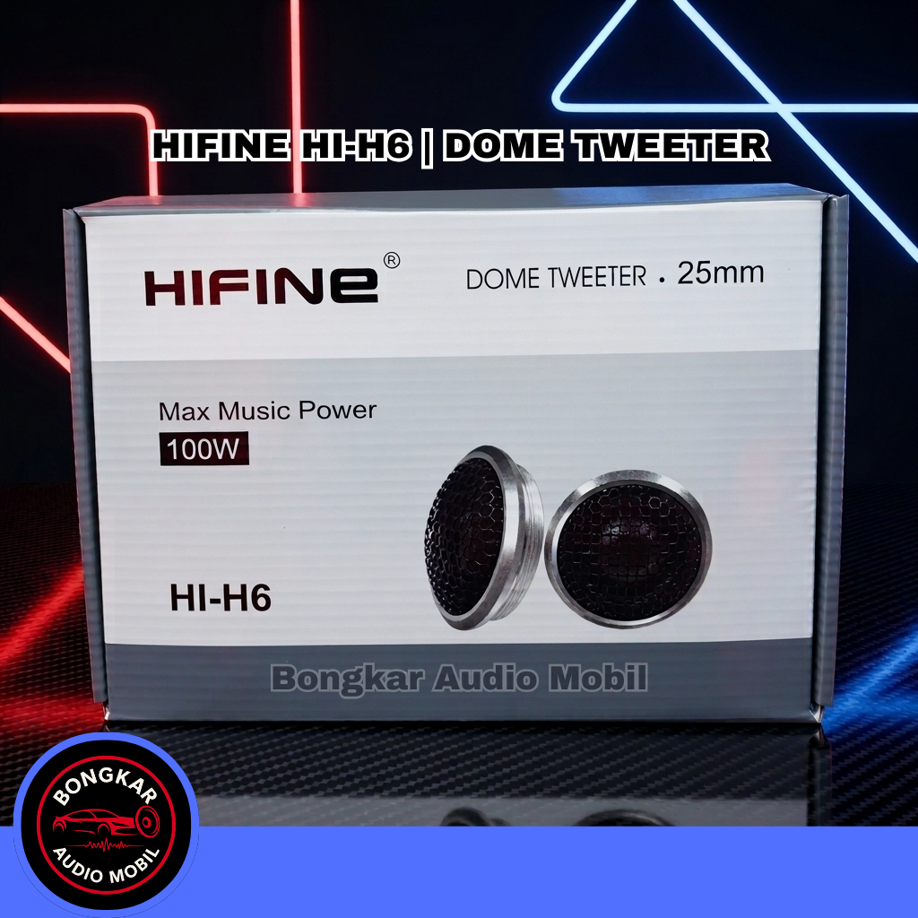 DOME TWEETER MOBIL HIFINE HI-H6 / TWEETER DOME HIFINE HI-H6