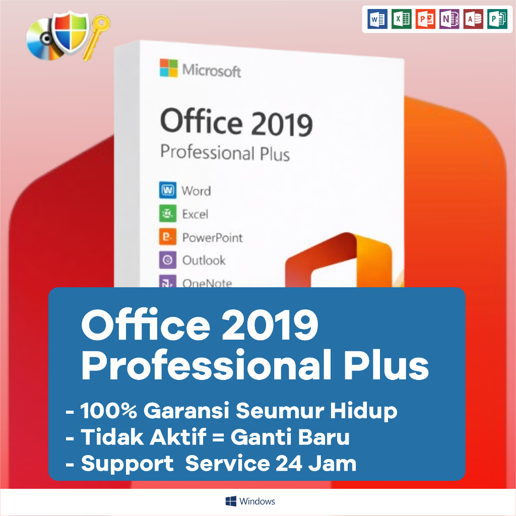 Office 2019 Pro Plus Original Key – Aktivasi Instan | Lifetime Word Excel PowerPoint
