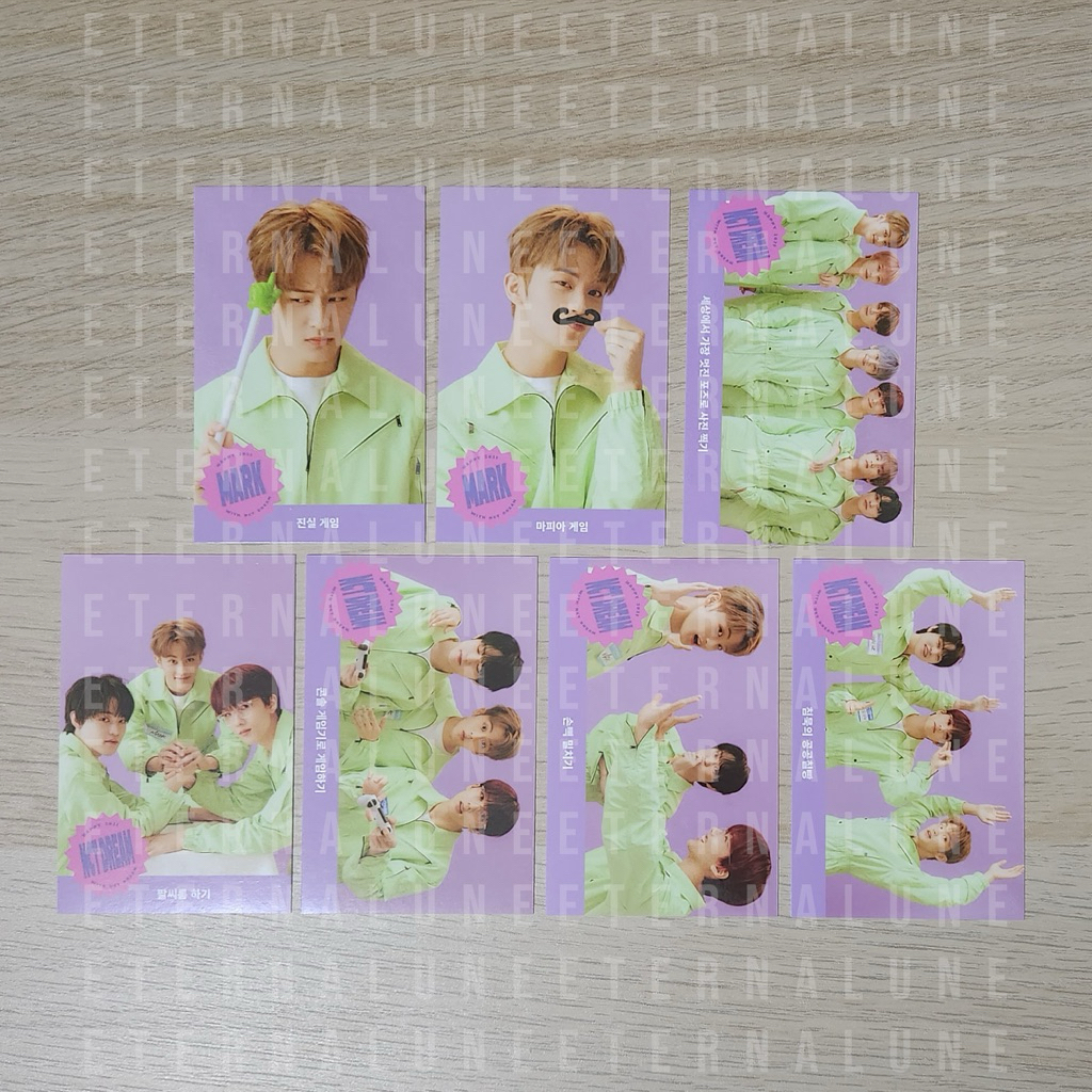 NCT Dream 2021 Seasons Greetings Game Card Mark Chenle Jisung