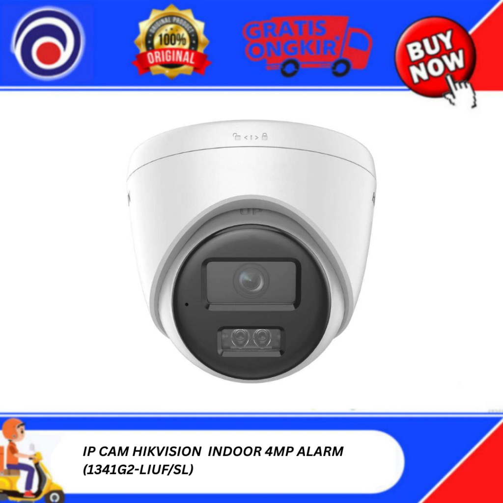 IP CAM HIKVISION INDOOR 4MP ALARM (1341G2-LIUF/SL)