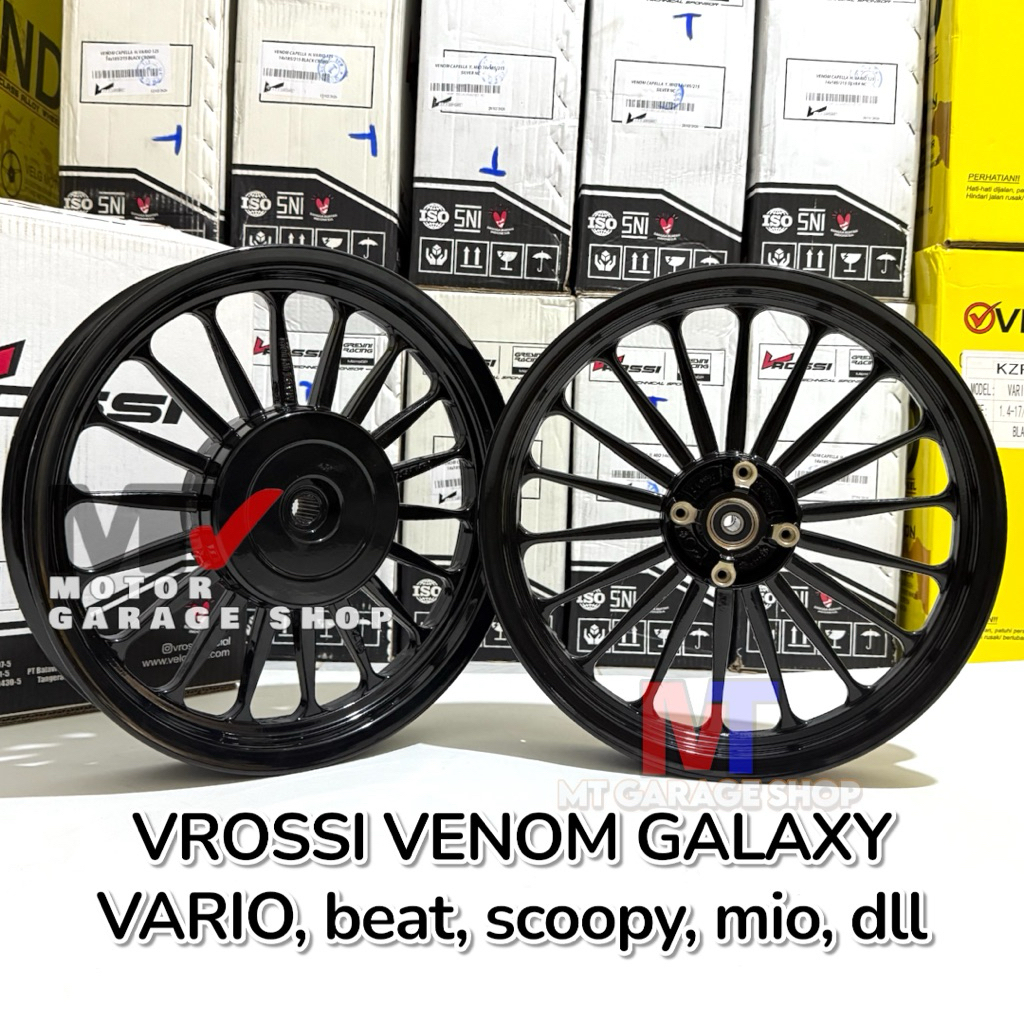Velg Vrossi venom galaxy palang 18 ring 14 vario 125/150 beat scoopy genio mio sporty m3 185/215