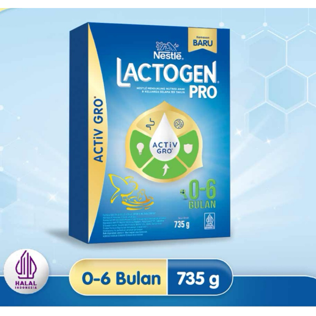 LACTOGEN 1 LACTOGEN 2 happynutri susu formula 735gr