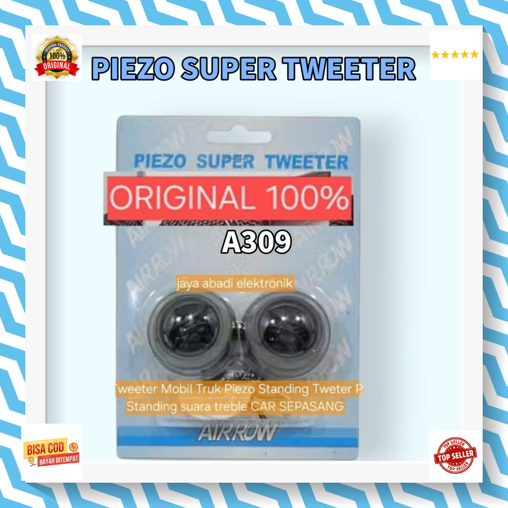 A309 Piezo Standing Tweter mobil Piezoo Standing suara treble H183 Tweeter Mobil Truk   Kualitas Ter